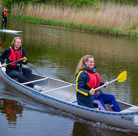 Kano og SUP på Odense Å med Grejbank Fyn