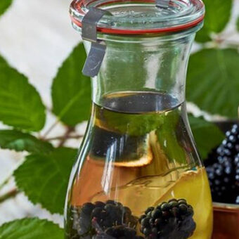 Kryddersnaps med brombær