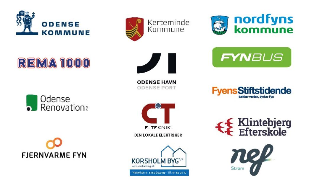 Logoer for de samarbejdspartnere vi har til Fjordens Dag 2025